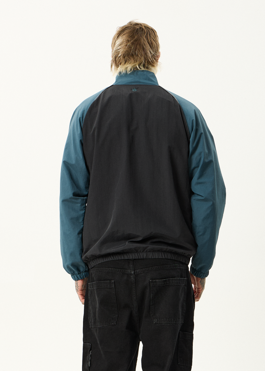 AFENDS Mens Spicy - Sports Spray Jacket - Black