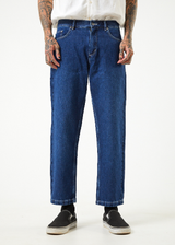 AFENDS Mens Ninety Twos - Denim Relaxed Jean - Original Rinse - Afends mens ninety twos   denim relaxed jean   original rinse