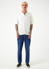 AFENDS Mens Ninety Twos - Denim Relaxed Jean - Original Rinse - Afends mens ninety twos   denim relaxed jean   original rinse