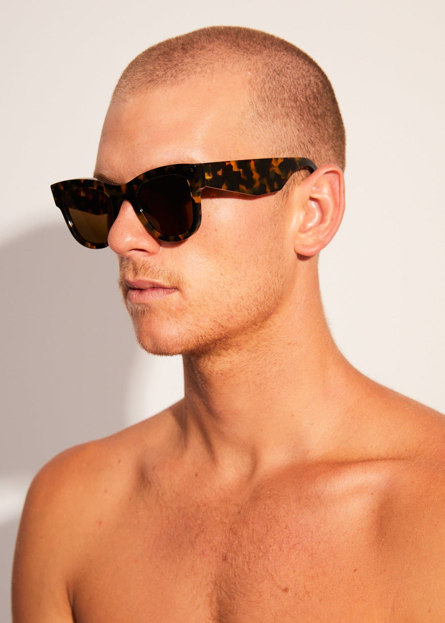 AFENDS Unisex Premium OG - Sunglasses - Brown Shell 