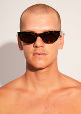 AFENDS Unisex Clementine - Sunglasses - Brown Shell - Afends unisex clementine   sunglasses   brown shell 
