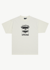 AFENDS Mens Cloudy - Boxy Tee - Limestone - Afends mens cloudy   boxy tee   limestone