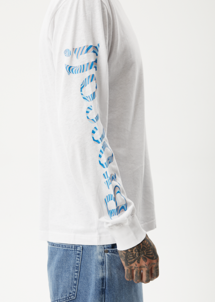 AFENDS Unisex Broccoli - Unisex Long Sleeve T-Shirt - White 