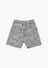 AFENDS Mens Broccoli - Elastic Waist Shorts - Black - Afends mens broccoli   elastic waist shorts   black 