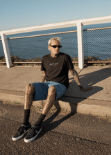 AFENDS Mens Thrown Out - Retro Tee - Black - Afends mens thrown out   retro tee   black