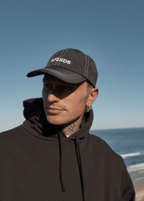 AFENDS Mens Vinyl - Six Panel Cap - Black - Afends mens vinyl   six panel cap   black 