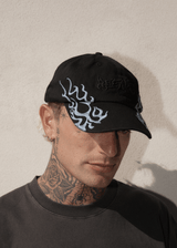 AFENDS Mens Scorched - Six Panel Cap - Black - Afends mens scorched   six panel cap   black 