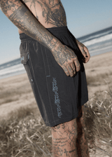 AFENDS Mens Scorched - Baywatch Swim Short 18