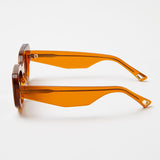AFENDS Unisex Super Haze - Sunglasses - Clear Orange - Afends unisex super haze   sunglasses   clear orange 