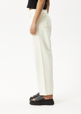 AFENDS Womens Kendall - Denim Low Rise Jeans - Off White - Afends womens kendall   denim low rise jeans   off white 