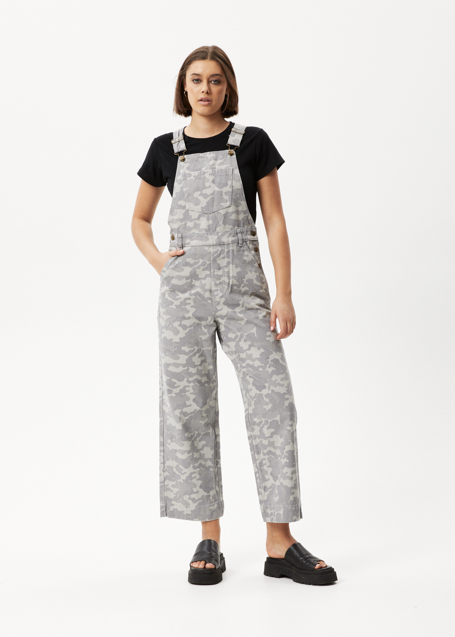 AFENDS Womens Cadet Lucie - Denim Overall - Camo