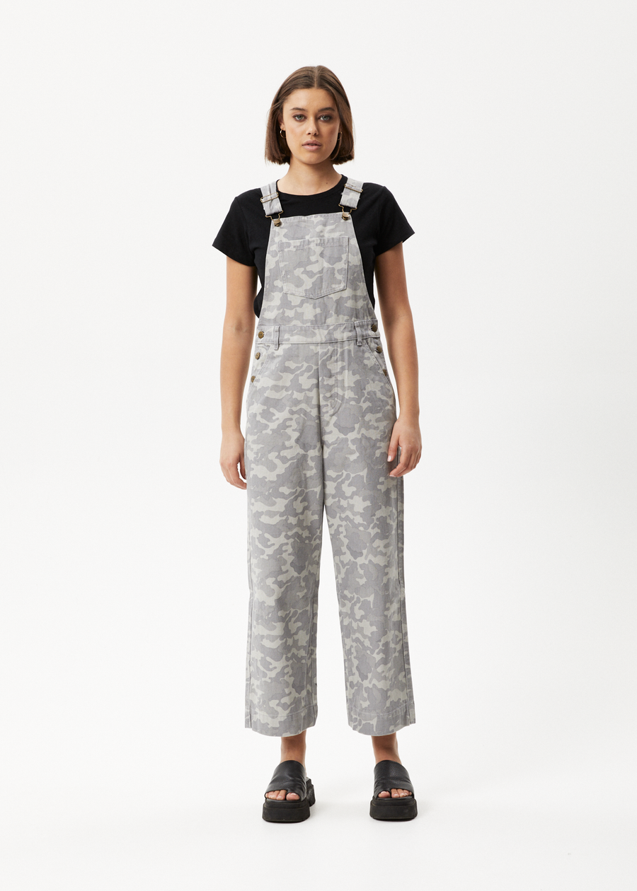 AFENDS Womens Cadet Lucie - Denim Overall - Camo