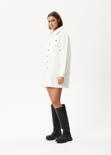 AFENDS Womens Tori - Denim Dress - Off White - Afends womens tori   denim dress   off white 