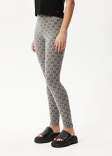 AFENDS Womens Lois - Leggings - Steel - Afends womens lois   leggings   steel 
