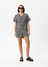 AFENDS Womens Madeline Kokomo - Playsuit - Black Floral - Afends womens madeline kokomo   playsuit   black floral 