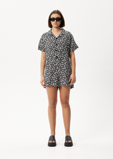 AFENDS Womens Madeline Kokomo - Playsuit - Black Floral - Afends womens madeline kokomo   playsuit   black floral 