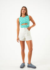 AFENDS Womens Seventy Three'S - Corduroy Short - Off White - Afends womens seventy three's   corduroy short   off white
