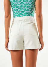 AFENDS Womens Seventy Three'S - Corduroy Short - Off White - Afends womens seventy three's   corduroy short   off white
