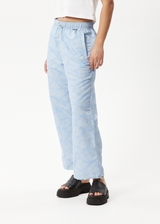 AFENDS Womens Underworld - Spray Pant - Powder Blue - Afends womens underworld   spray pant   powder blue