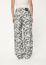 AFENDS Womens Linger - Cargo Pant - Black Floral - Afends womens linger   cargo pant   black floral
