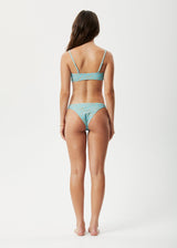 AFENDS Womens Adi - Bikini Bottoms - Blue Stripe - Afends womens adi   bikini bottoms   blue stripe 