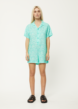 AFENDS Womens Benny Kokomo - Playsuit - Jade Daisy - Afends womens benny kokomo   playsuit   jade daisy 