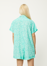 AFENDS Womens Benny Kokomo - Playsuit - Jade Daisy - Afends womens benny kokomo   playsuit   jade daisy 