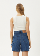 AFENDS Womens Orchid - Cropped Singlet - Off White - Afends womens orchid   cropped singlet   off white 