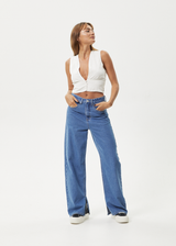 AFENDS Womens Lilo - Button Up Top - Natural - Afends womens lilo   button up top   natural 
