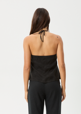 AFENDS Womens Gemma - Cupro Cami Top - Black - Afends womens gemma   cupro cami top   black