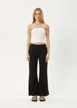 AFENDS Womens Birkin - Flares - Black - Afends womens birkin   flares   black