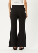 AFENDS Womens Birkin - Flares - Black - Afends womens birkin   flares   black