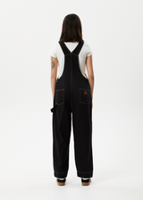 AFENDS Womens Louis - Baggy Overall - Washed Black - Afends womens louis   baggy overall   washed black