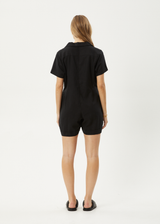 AFENDS Womens Kokomo - Playsuit - Black - Afends womens kokomo   playsuit   black 