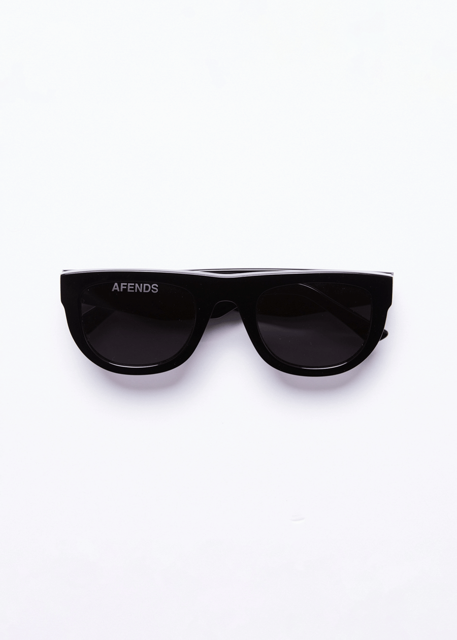 AFENDS Unisex Cali Kush - Sunglasses - Gloss Black 