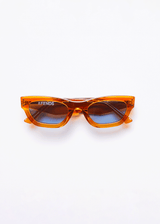 AFENDS Unisex Clementine - Sunglasses - Clear Orange - Afends unisex clementine   sunglasses   clear orange 