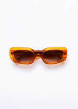 AFENDS Unisex Super Haze - Sunglasses - Clear Orange - Afends unisex super haze   sunglasses   clear orange 