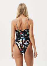 AFENDS Womens Under Pressure - One Piece - Black - Afends womens under pressure   one piece   black 