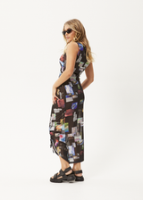 AFENDS Womens Under Pressure - Mesh Maxi Dress - Black - Afends womens under pressure   mesh maxi dress   black 