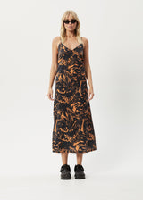 AFENDS Womens Marble - Maxi Dress - Black - Afends womens marble   maxi dress   black 