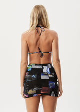AFENDS Womens Under Pressure - Mini Skirt - Black - Afends womens under pressure   mini skirt   black 