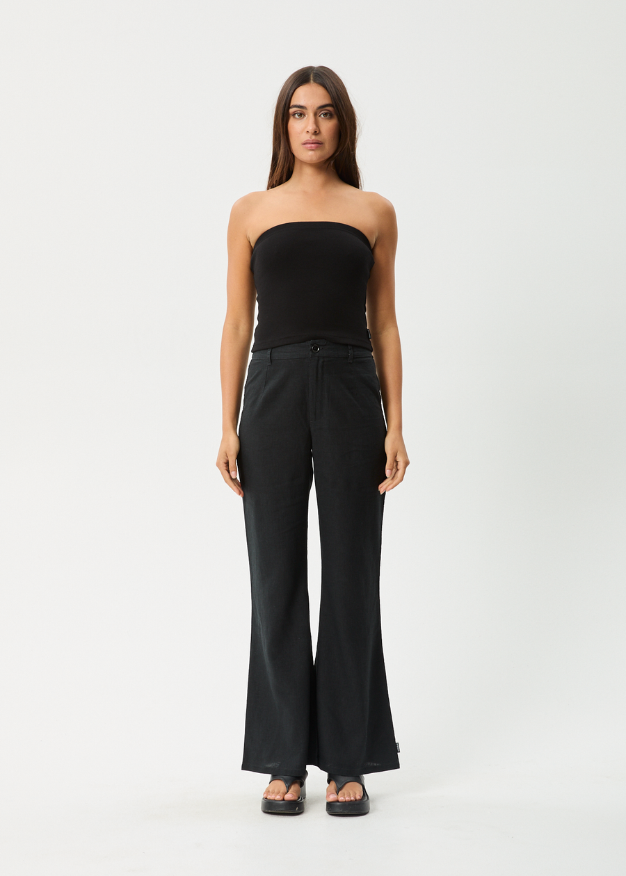 AFENDS Womens Jamie - Rib Tube Top - Black