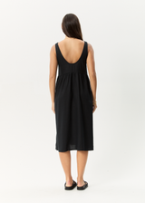 AFENDS Womens Jesse - Midi Dress - Black - Afends womens jesse   midi dress   black