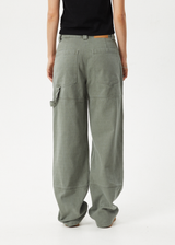 AFENDS Womens Moss - Workwear Pant - Olive - Afends womens moss   workwear pant   olive