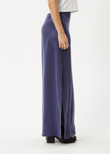 AFENDS Womens Grace - Cupro Maxi Skirt - Navy - Afends womens grace   cupro maxi skirt   navy 