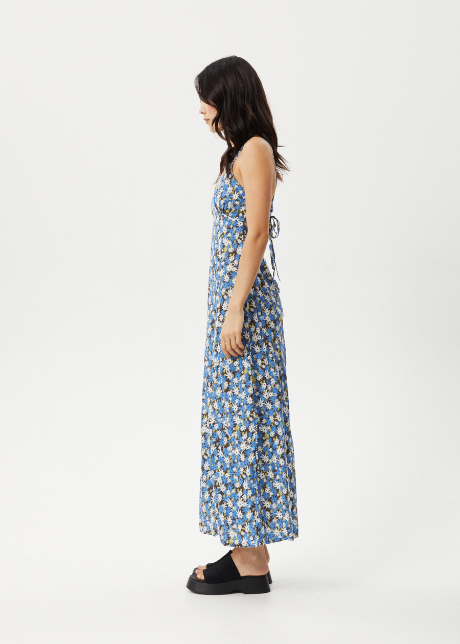AFENDS Womens Petal - Maxi Dress - Lake Floral 