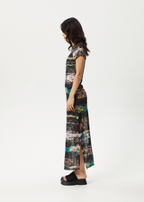 AFENDS Womens Astral - Sheer Dress - Black - Afends womens astral   sheer dress   black 