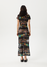 AFENDS Womens Astral - Sheer Dress - Black - Afends womens astral   sheer dress   black 
