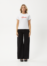 AFENDS Womens Garden Buds - Classic Tee - White - Afends womens garden buds   classic tee   white
