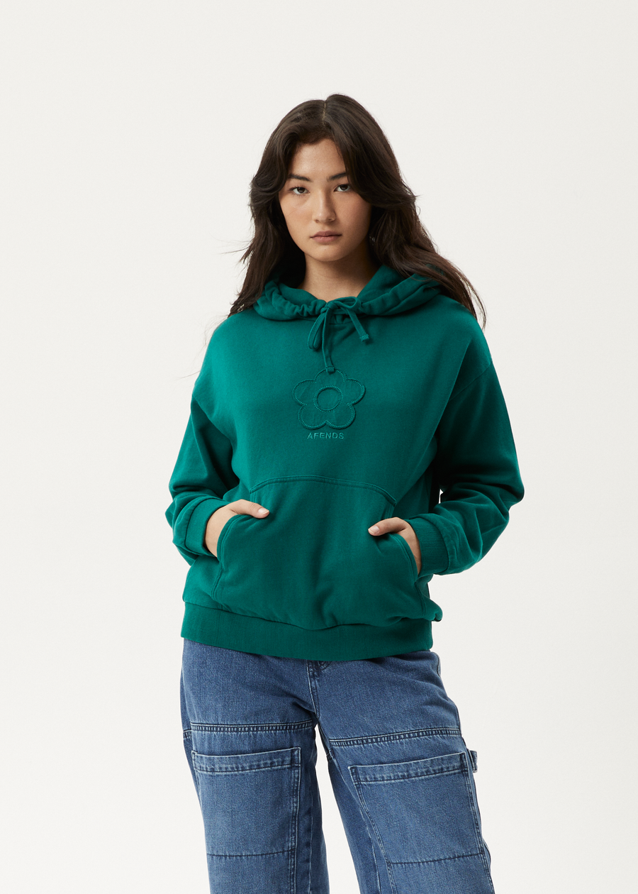 AFENDS Womens Blossom - Hoodie - Pine
